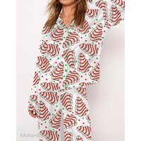 Christmas Tree Cakes Pajama Set, Nutcracker Pajamas