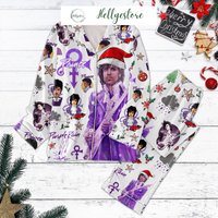 Prince Purple Rain Christmas Pajama Set