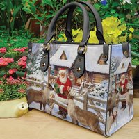 Christmas Leather Bag