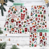Dr Pepper Christmas Pajamas Set