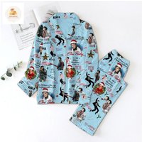 Christmas Gift, Elvis Presley Pajamas Set, Elvis Christmas Pajamas, Rock And Roll