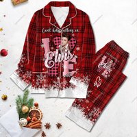 Elvis Presley Christmas Pajamas Set, Elvis Presley Pajamas