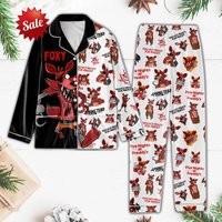 Foxy Five Nights At Freddy Pajamas, Five Nights At Freddy Video Game Gift