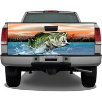 Bass Fishing Truck Tailgate Wrap