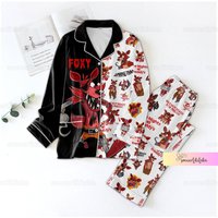 Christmas Foxy Pajamas Set, Five Nights At Freddy's Pajamas, Horror Game