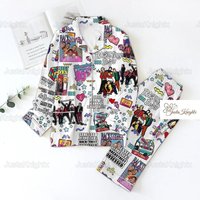 Backstreet Boys Christmas Pajamas Set For Female Fans