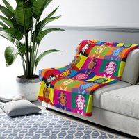 Donald Trump Blanket Novelty Pop Art Throw Beach Picnic Blankets Trump Home Decor