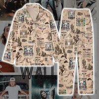 Wallen Western Pajamas Set, Country Band Pajamas, Western Pajamas