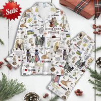 Christmas Little House On The Prairie Pajamas Set, Little House Movie Pajamas Set
