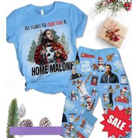 Post Malone Christmas Pajamas Set