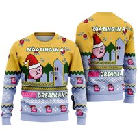 Kirby Video Game Ugly Christmas 3d Sweater