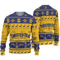 Twisted Tea Beer Ugly Christmas Sweater