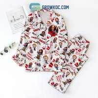 Chucky Child's Play Hey Wanna Play Pajamas Set, Christmas Pajamas, Family Christmas Pajamas, Family Holiday Pajamas