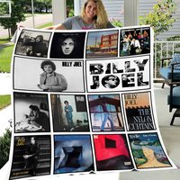Billy Joel Album Collage Fleece Blanket