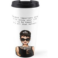 Audrey Hepburn Breakfast At Tiffany's Travel Mug
