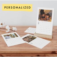 Desk Calendar Personalized Calendar With Stand 2023 Fathers Day Gift