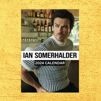 Ian Somerhalder Vertical Wall Calendar 2024 | Vertical Wall Calendar | Gift For Her