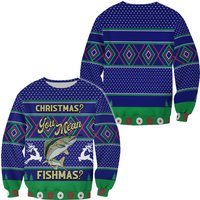Fishmas Ugly Sweater, Merry Fishmas Sweater
