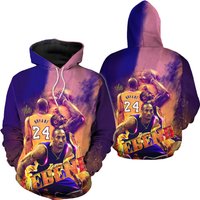 Retired Number 8 No. 24 Basketball Superstar 3d Hoodies