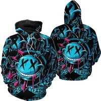 3d Hoodies, Pullover Demon Black 3d Hoodie