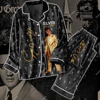Elvis Presley Pajama Set - Thick And Cozy Nightwear