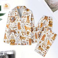 Golden Retriever Christmas Pajama Set - For Dog Lovers