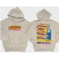 Lauren Daigle 2023 Tour Thank God I Do Vintage Hoodie