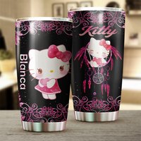 Kitty Cat Tumbler, Pink Kitty Tumbler