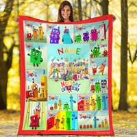 Numberblocks Fleece Blanket 1 To 10 Numberblocks Blanket