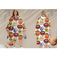 The Muppet Show Fleece Hoodie Blanket, Muppet Oversized Fleece Hoodie