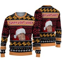Chris Farley Tommy Likey Tommy Want Wingy Funny Ugly Christmas Sweater