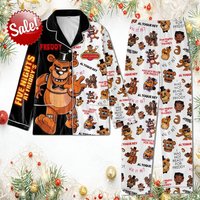 Five Nights At Freddy Family Pajama Set