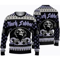 Black Sabbath Band 3d Ugly Sweater,black Sabbath Fans Ugly Sweater