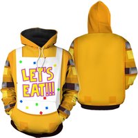 Fnaf Chica 3d Hoodie, Freddy Fazbear Bonnie Chica Foxy Hoodie