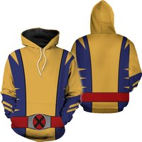 Wolverine 3d Full Over Print Hoodie