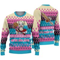 Harley Quinn Christmas Knitted Sweater