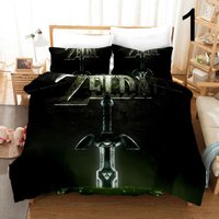 The Legend Of Zelda 3d Bedding Set 3pcs Duvet Cover Pillowcase 4 Sizes Single