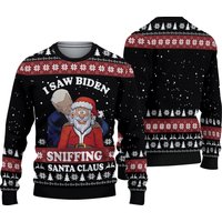 Funny Joe Biden Santa Claus Ugly Christmas Sweater