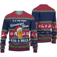 Most Wonderful Time For A Beer Ugly Sweater