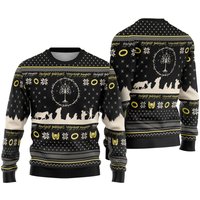 The Lord Of The Ring Ugly Christmas Sweater, Lotr Christmas Sweater