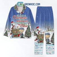Snoopy The Meaning Of Christmas Is Found In Spirit Of Love Pajamas Set