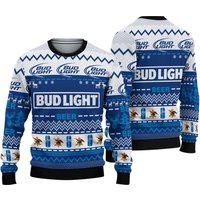 Bud Light Beer Ugly Christmas Sweater