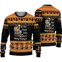 Christmas Tito's Ugly Sweater, Tito Handmade Christmas Sweater