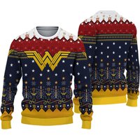 Wonder Woman Christmas Ugly Sweater