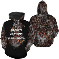 Broken Crayons Still Color 3d Hoodie