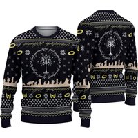 Lord Of The Rings Elvish Circle Xmas Sweatshirt
