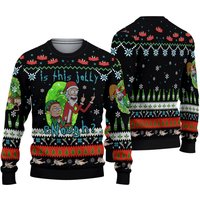 Rick And Rickandmorty Ugly Christmas Sweater