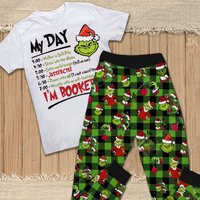 Christmas Funny Character Pajamas Set, That's It I'm Not Going Family Pajamas Set, Grin Women Pajamas, Funny Character Christmas Gift For Family