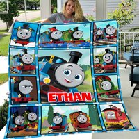Personalized Thomas The Train Fleece Blanket