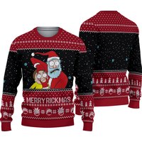 Rick And Rickandmorty Ugly Christmas Sweater